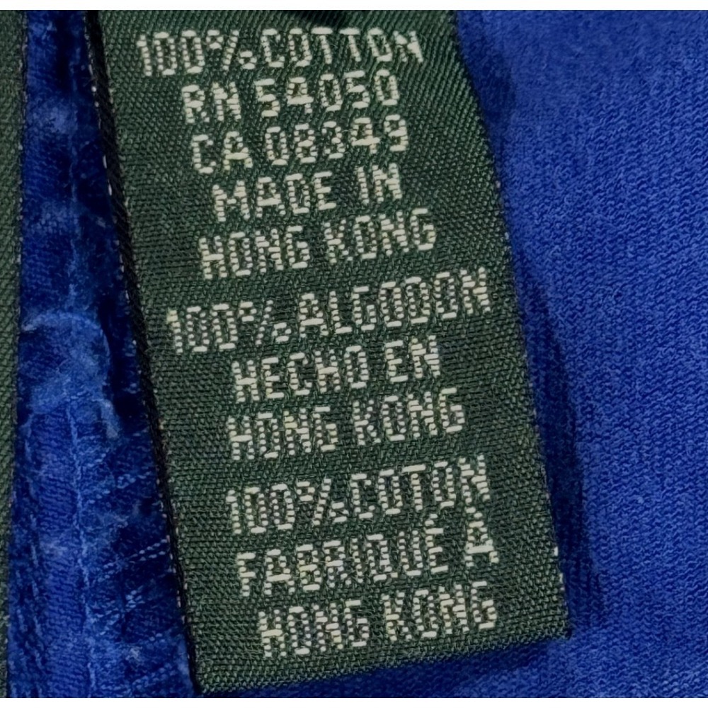 Lauren Jeans Co Women Capri Pants Sz 6 Royal Blue Flat Front Vintage 90's Y2K - Picture 13 of 13